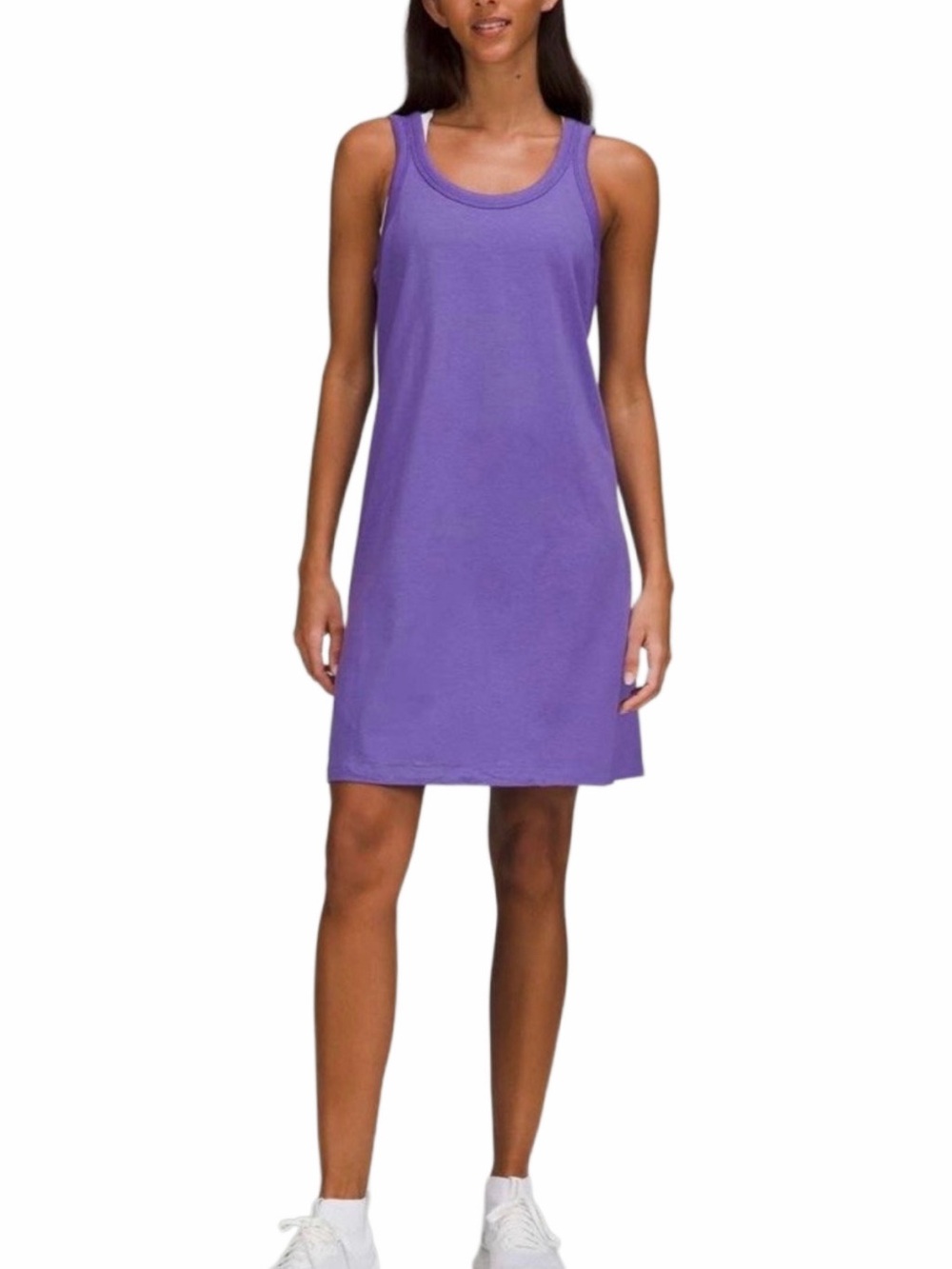 Lululemon Classic-Fit Cotton-Blend Scoop Dress Size 4
